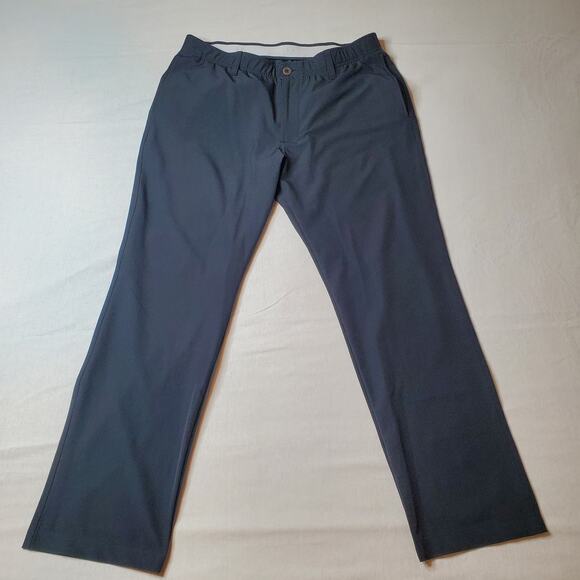 Under Armour Size 36X30 Drive Golf Pants Straight Leg Black 1377300 - Picture 4 of 9